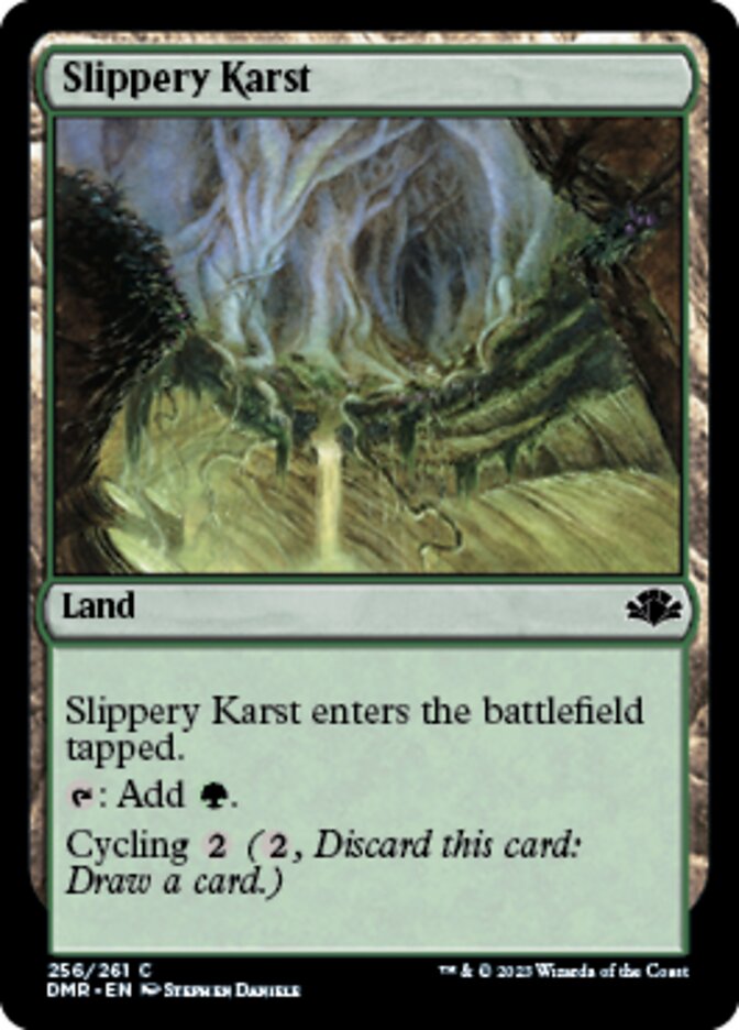 Slippery Karst [Dominaria Remastered] | Gear Gaming Fayetteville