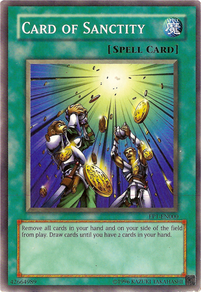 Card of Sanctity (Kids WB Duel of Destiny Promo) [EP1-EN000] Common | Gear Gaming Fayetteville