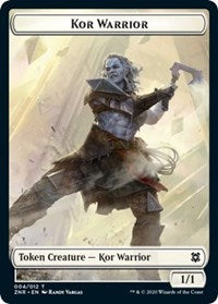 Kor Warrior // Plant Double-Sided Token [Zendikar Rising Tokens] | Gear Gaming Fayetteville