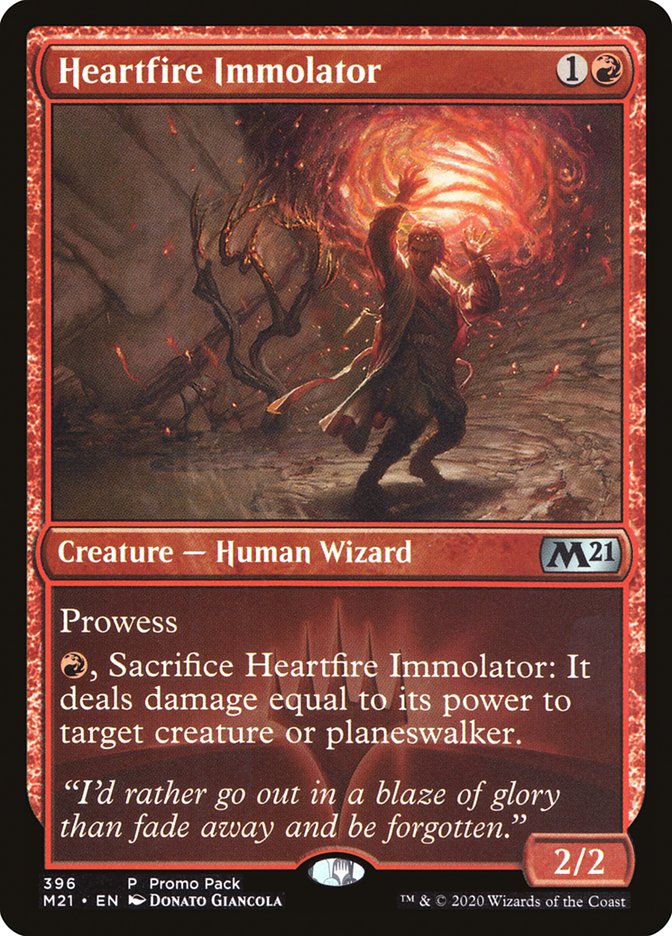 Heartfire Immolator (Promo Pack) [Core Set 2021 Promos] | Gear Gaming Fayetteville