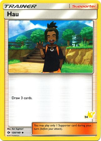 Hau (120/149) (Pikachu Stamp #54) [Battle Academy 2020] | Gear Gaming Fayetteville