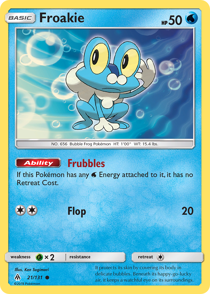 Froakie (21/131) [Sun & Moon: Forbidden Light] | Gear Gaming Fayetteville