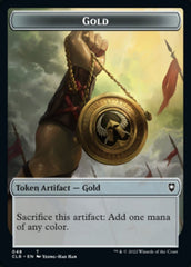 Gold // Dragon Double-Sided Token [Commander Legends: Battle for Baldur's Gate Tokens] | Gear Gaming Fayetteville