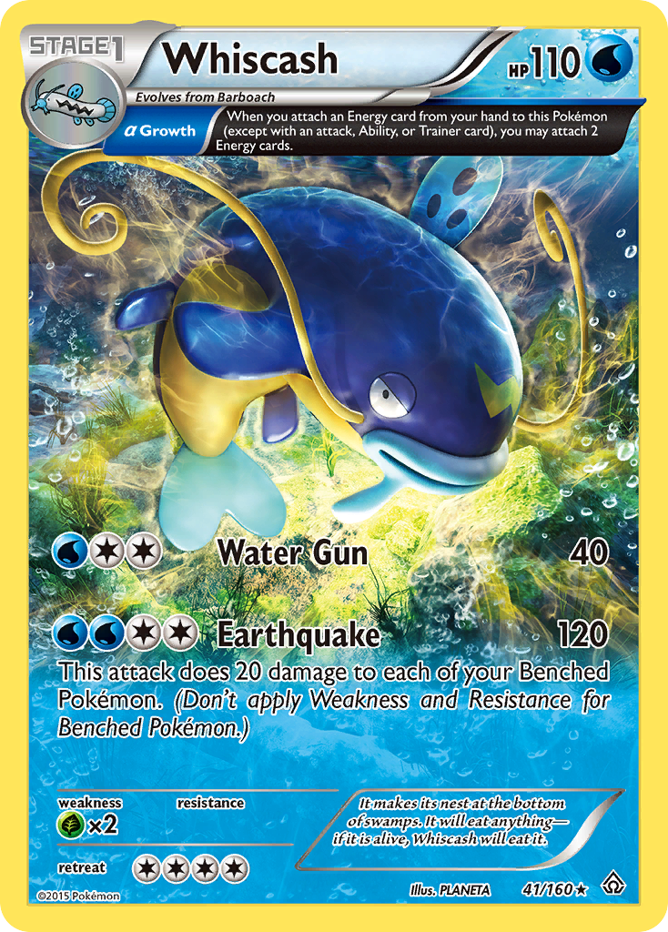 Whiscash (41/160) [XY: Primal Clash] | Gear Gaming Fayetteville