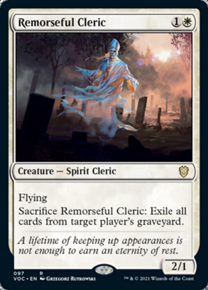 Remorseful Cleric [Innistrad: Crimson Vow Commander] | Gear Gaming Fayetteville