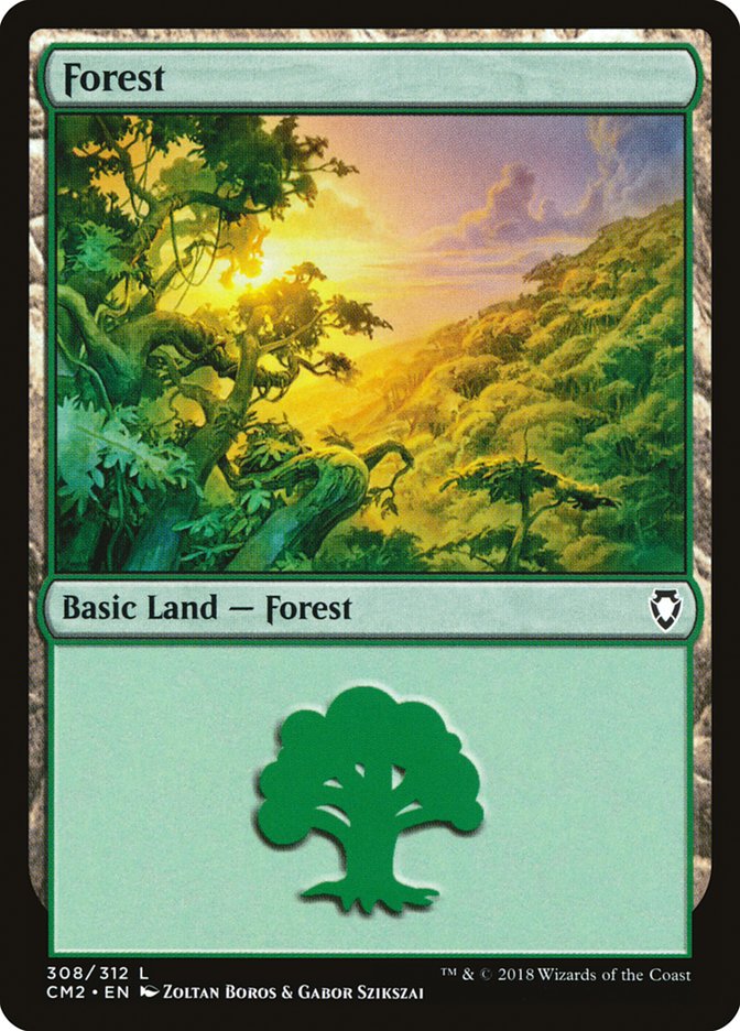 Forest (308) [Commander Anthology Volume II] | Gear Gaming Fayetteville