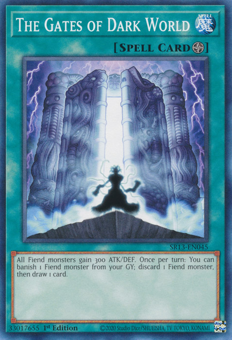 The Gates of Dark World [SR13-EN045] Common | Gear Gaming Fayetteville