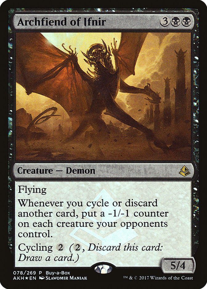 Archfiend of Ifnir (Buy-A-Box) [Amonkhet Promos] | Gear Gaming Fayetteville