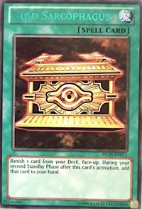 Gold Sarcophagus (Green) [Duelist League Promo] [DL18-EN011] | Gear Gaming Fayetteville