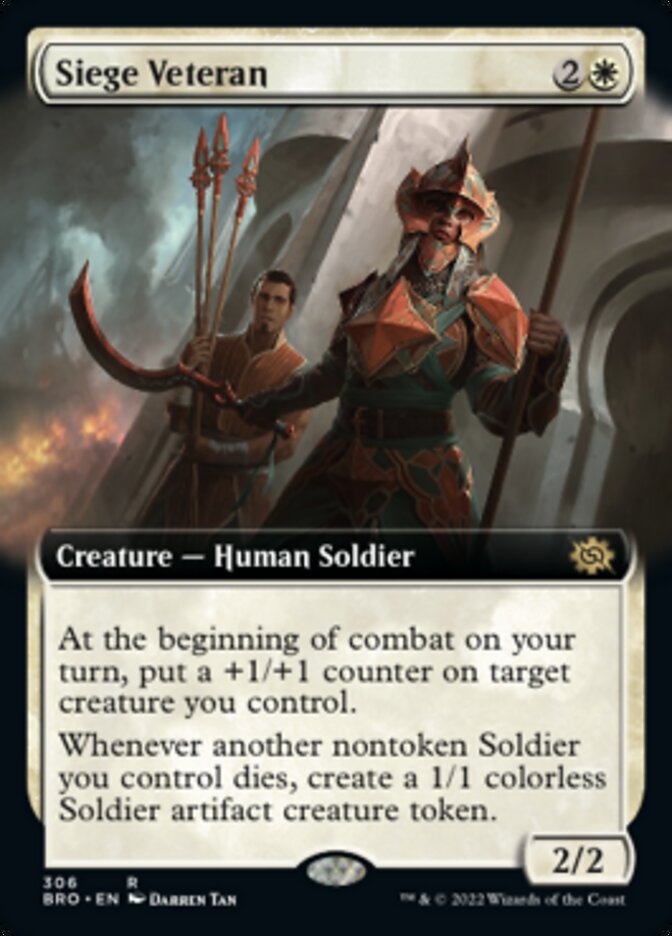Siege Veteran (Extended Art) [The Brothers' War] | Gear Gaming Fayetteville