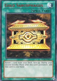 Gold Sarcophagus (Red) [Duelist League Promo] [DL18-EN011] | Gear Gaming Fayetteville