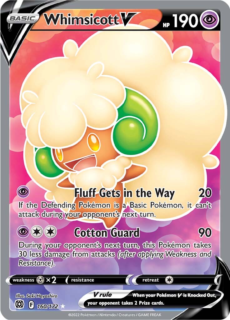 Whimsicott V (160/172) [Sword & Shield: Brilliant Stars] | Gear Gaming Fayetteville