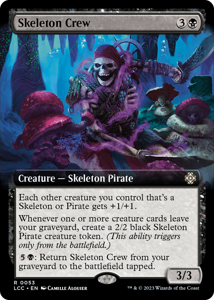 Skeleton Crew (Extended Art) [The Lost Caverns of Ixalan Commander] | Gear Gaming Fayetteville