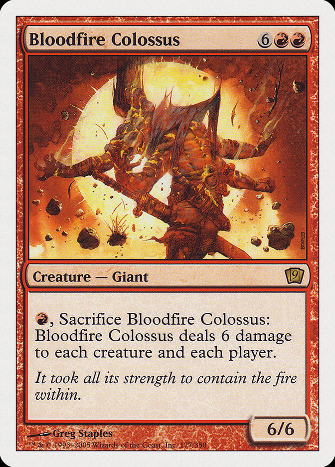 Bloodfire Colossus [Ninth Edition] | Gear Gaming Fayetteville