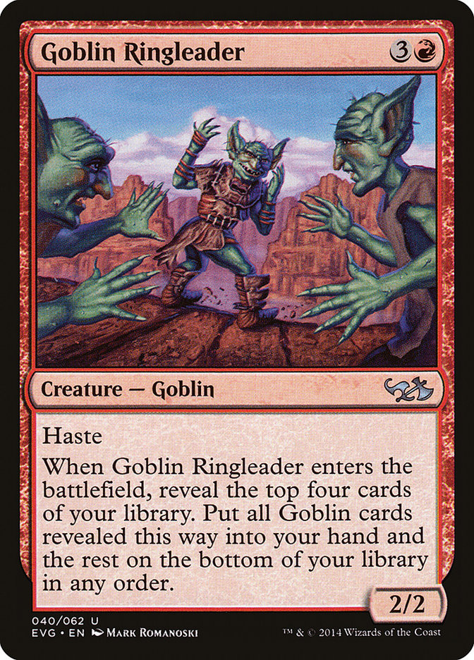 Goblin Ringleader (Elves vs. Goblins) [Duel Decks Anthology] | Gear Gaming Fayetteville