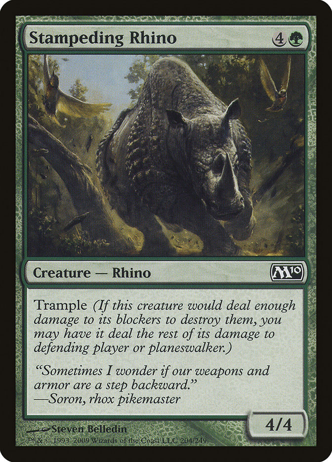 Stampeding Rhino [Magic 2010] | Gear Gaming Fayetteville