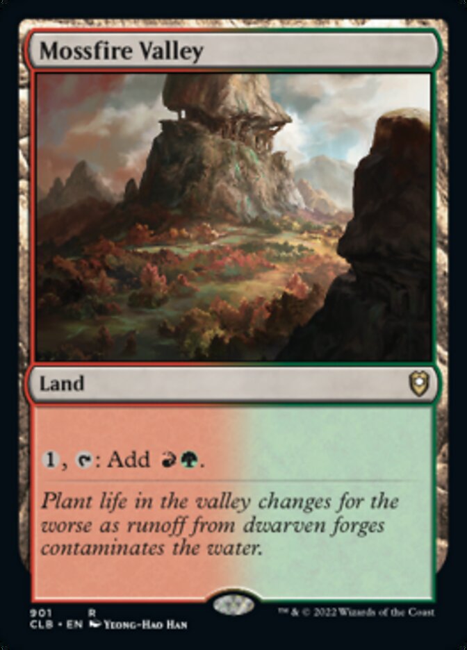 Mossfire Valley [Commander Legends: Battle for Baldur's Gate] | Gear Gaming Fayetteville