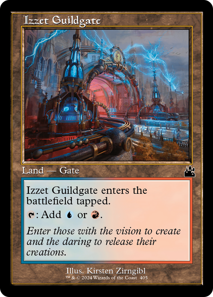 Izzet Guildgate (Retro Frame) [Ravnica Remastered] | Gear Gaming Fayetteville