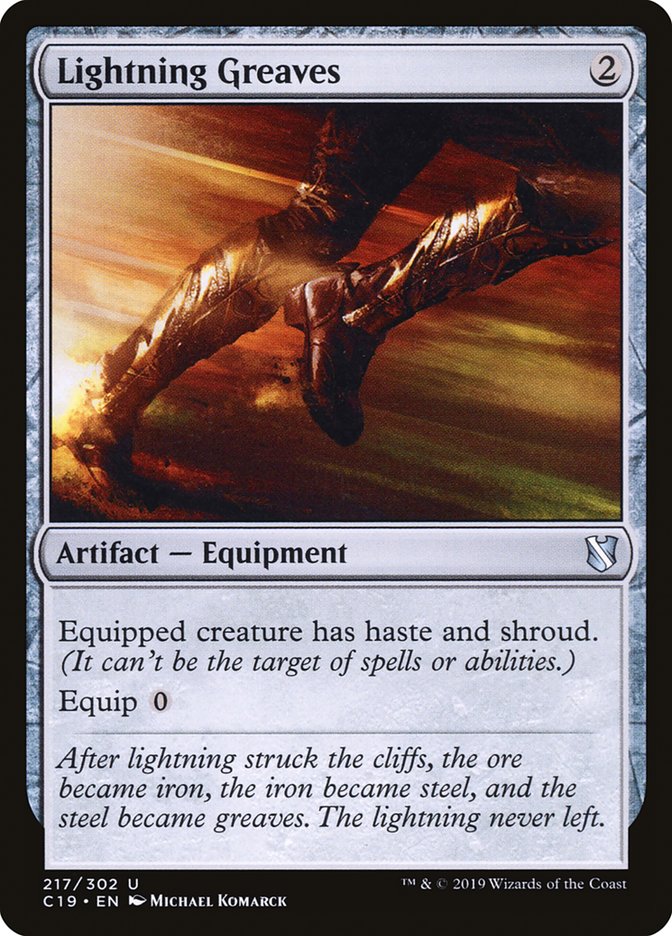 Lightning Greaves [Commander 2019] | Gear Gaming Fayetteville