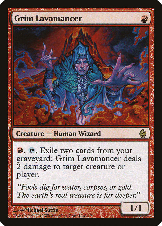 Grim Lavamancer [Premium Deck Series: Fire and Lightning] | Gear Gaming Fayetteville