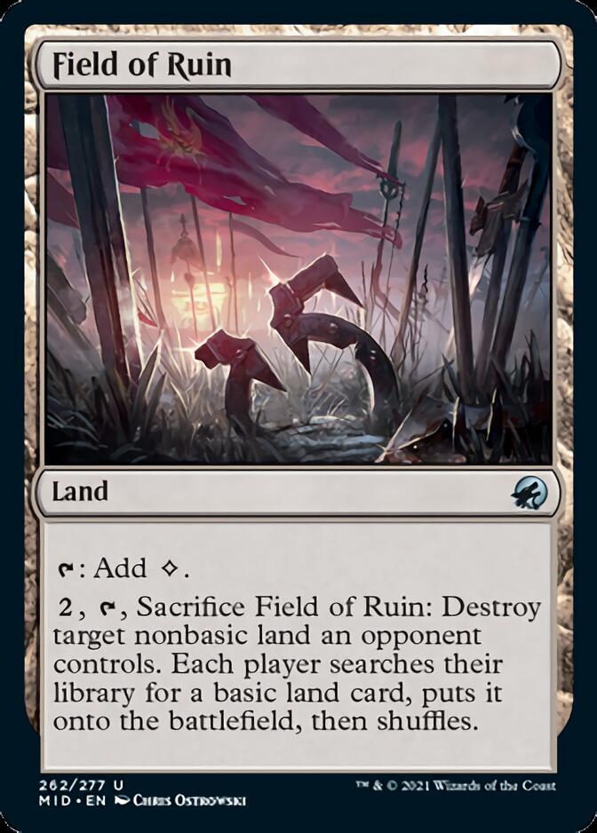 Field of Ruin [Innistrad: Midnight Hunt] | Gear Gaming Fayetteville