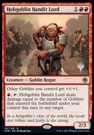 Hobgoblin Bandit Lord (Promo Pack) [Dungeons & Dragons: Adventures in the Forgotten Realms Promos] | Gear Gaming Fayetteville