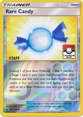 Rare Candy (142/168) (League Promo Staff) [Sun & Moon: Celestial Storm] | Gear Gaming Fayetteville