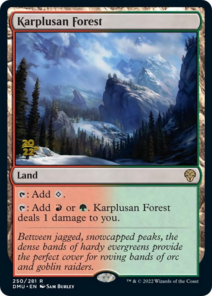 Karplusan Forest [Dominaria United Prerelease Promos] | Gear Gaming Fayetteville