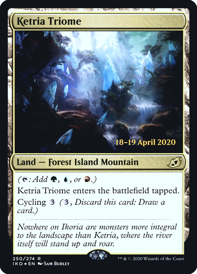 Ketria Triome [Ikoria: Lair of Behemoths Prerelease Promos] | Gear Gaming Fayetteville