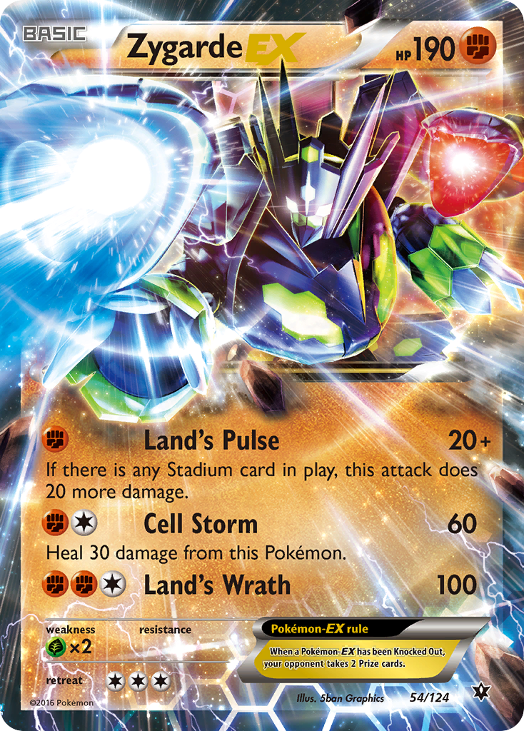 Zygarde EX (54/124) [XY: Fates Collide] | Gear Gaming Fayetteville