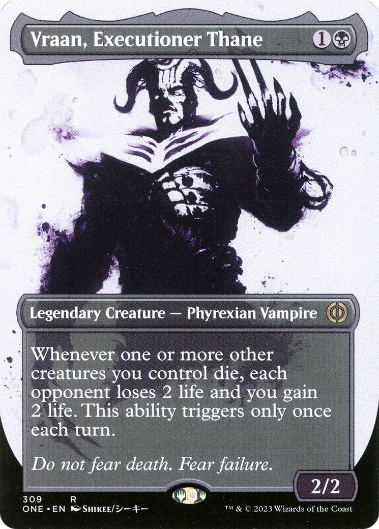 Vraan, Executioner Thane (Borderless Ichor) [Phyrexia: All Will Be One] | Gear Gaming Fayetteville