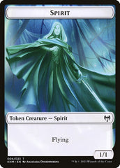 Elf Warrior // Spirit Double-Sided Token [Kaldheim Tokens] | Gear Gaming Fayetteville