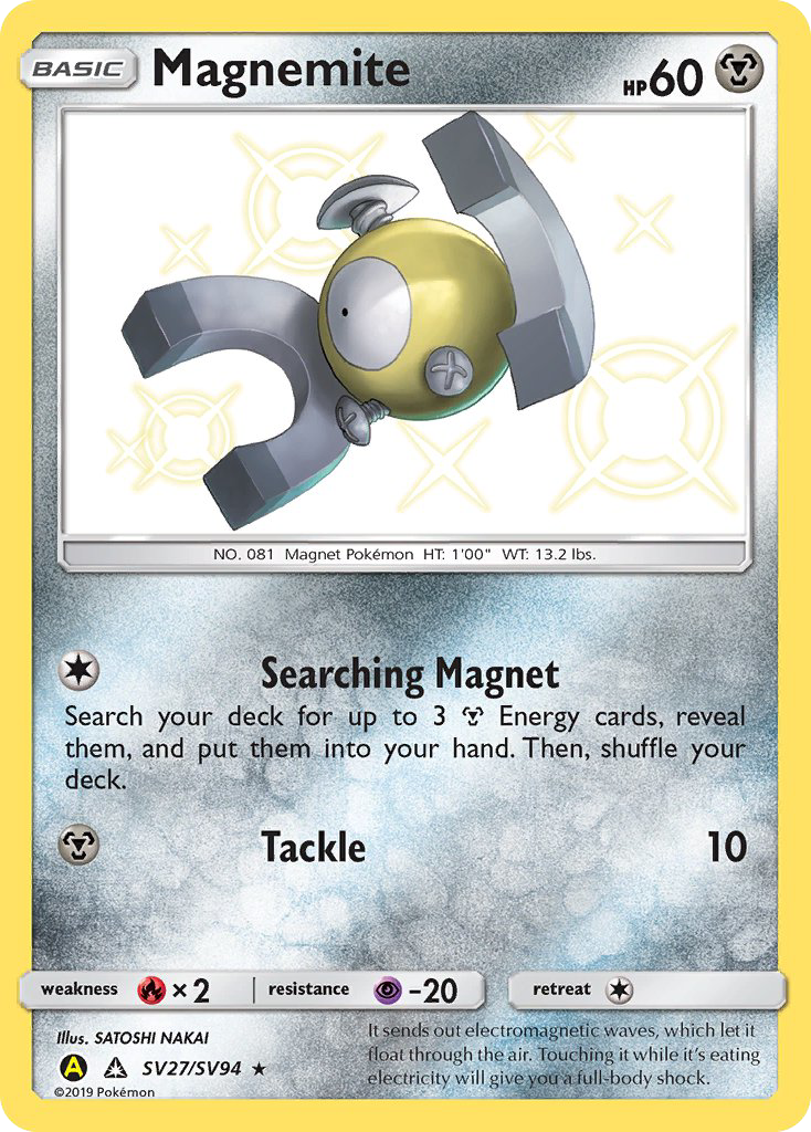 Magnemite (SV27/SV94) [Sun & Moon: Hidden Fates - Shiny Vault] | Gear Gaming Fayetteville