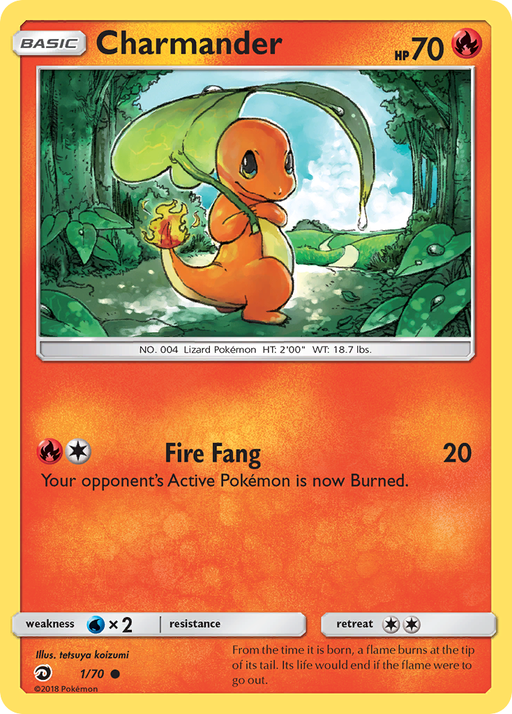 Charmander (1/70) [Sun & Moon: Dragon Majesty] | Gear Gaming Fayetteville