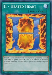 H - Heated Heart [Structure Deck: HERO Strike] [SDHS-EN028] | Gear Gaming Fayetteville
