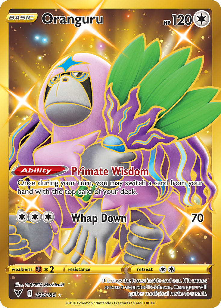 Oranguru (199/185) [Sword & Shield: Vivid Voltage] | Gear Gaming Fayetteville