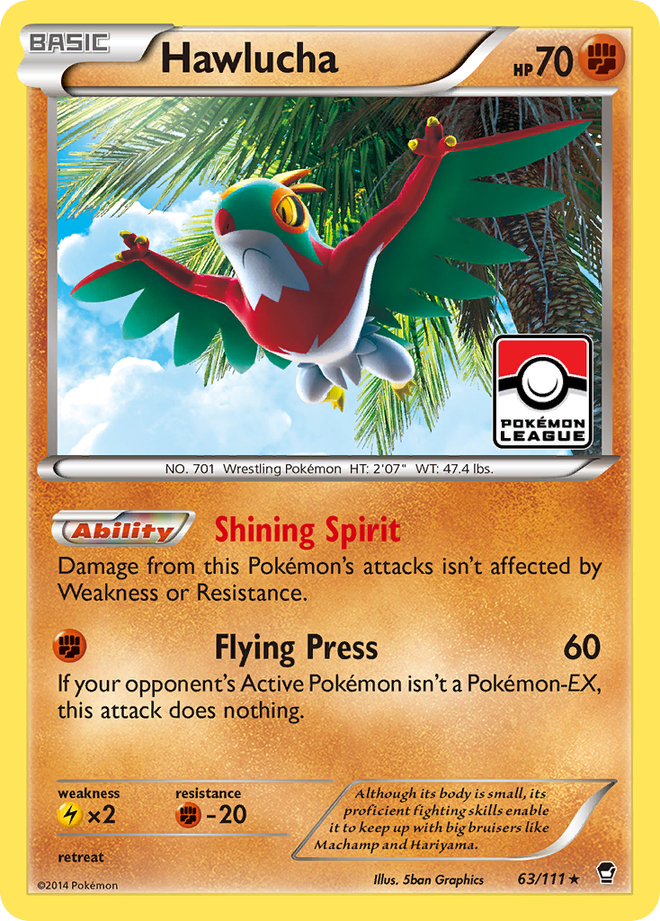 Hawlucha (63/111) [XY: Furious Fists] | Gear Gaming Fayetteville