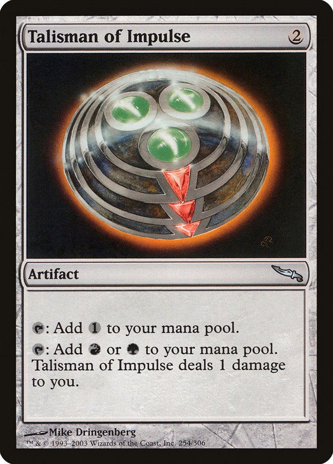 Talisman of Impulse [Mirrodin] | Gear Gaming Fayetteville