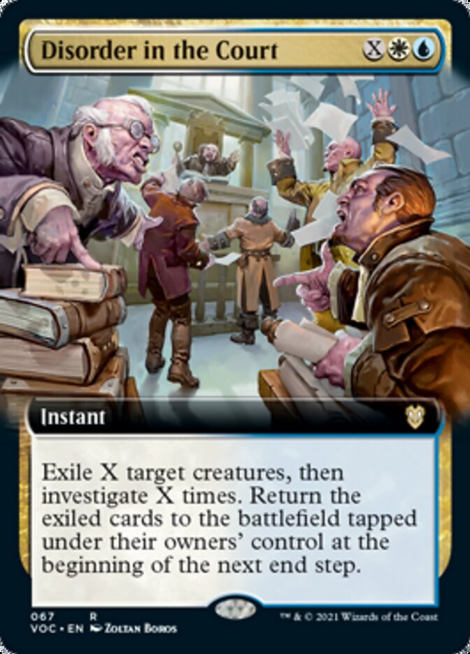 Disorder in the Court (Extended Art) [Innistrad: Crimson Vow Commander] | Gear Gaming Fayetteville