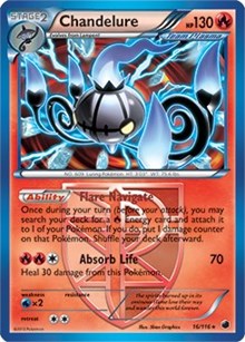 Chandelure (16/116) (Theme Deck Exclusive) [Black & White: Plasma Freeze] | Gear Gaming Fayetteville