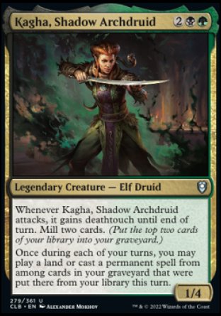 Kagha, Shadow Archdruid [Commander Legends: Battle for Baldur's Gate] | Gear Gaming Fayetteville