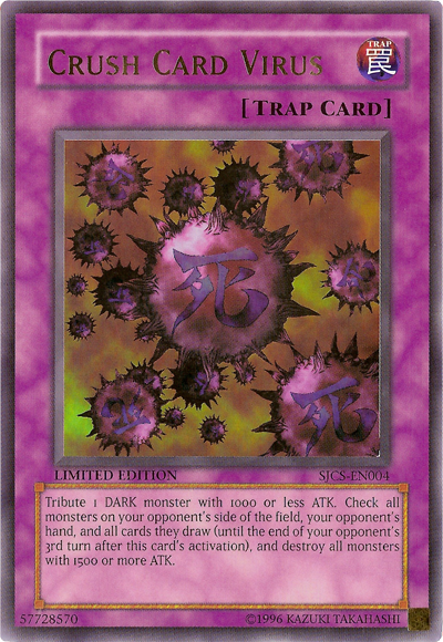 Crush Card Virus [SJCS-EN004] Ultra Rare | Gear Gaming Fayetteville