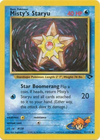 Misty's Staryu (92/132) [Gym Challenge Unlimited] | Gear Gaming Fayetteville