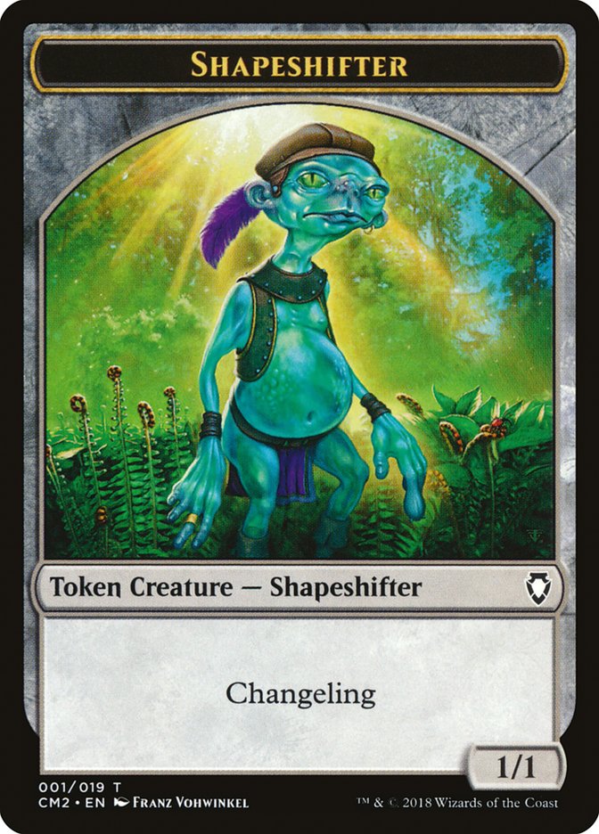 Shapeshifter Token [Commander Anthology Volume II Tokens] | Gear Gaming Fayetteville