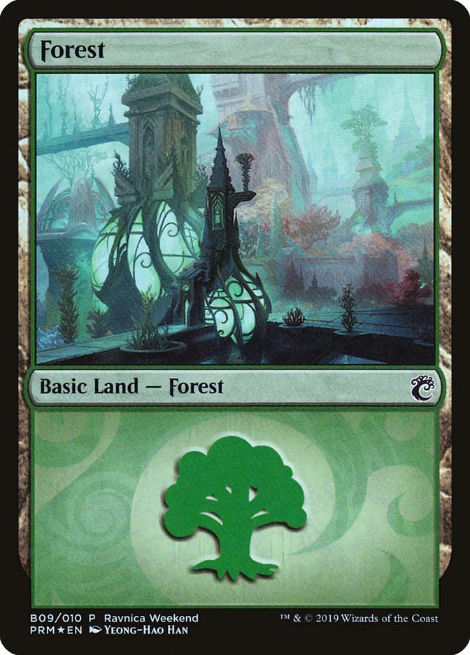 Forest (B09) [Ravnica Allegiance Guild Kit] | Gear Gaming Fayetteville