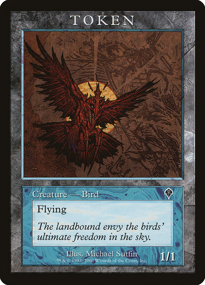 Bird Token [Magic Player Rewards 2001] | Gear Gaming Fayetteville