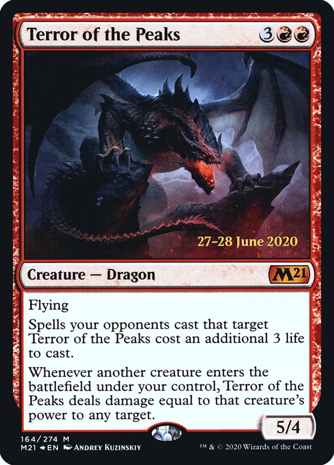 Terror of the Peaks [Core Set 2021 Prerelease Promos] | Gear Gaming Fayetteville