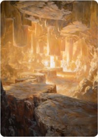 Pillarverge Pathway Art Card [Zendikar Rising Art Series] | Gear Gaming Fayetteville