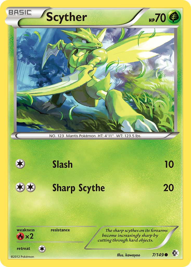 Scyther (7/149) [Black & White: Boundaries Crossed] | Gear Gaming Fayetteville