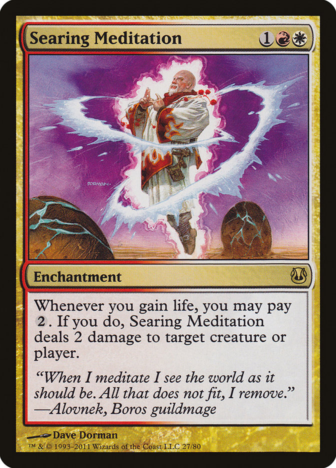 Searing Meditation [Duel Decks: Ajani vs. Nicol Bolas] | Gear Gaming Fayetteville